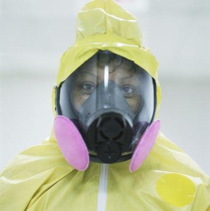 Wearing PPE