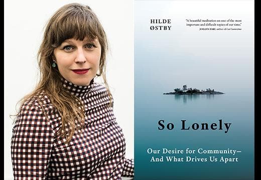 Hilde Ostby and book, 'So Lonely'